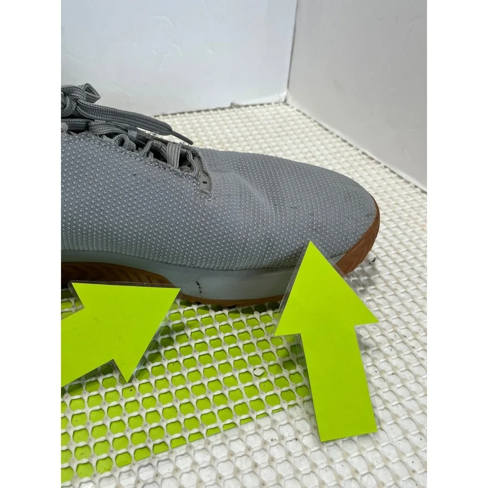NOBULL Trainer  Gum Sole Men's 12 Women's13.5 Gray Cross Training Shoes Sneakers